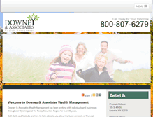 Tablet Screenshot of downeyfinancial.com